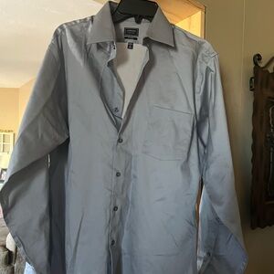 Arrow fitted men’s dress shirt grey